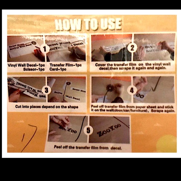 Vinyl Chalkboard Blackboard Monthly Calendar NWT - Picture 6 of 6